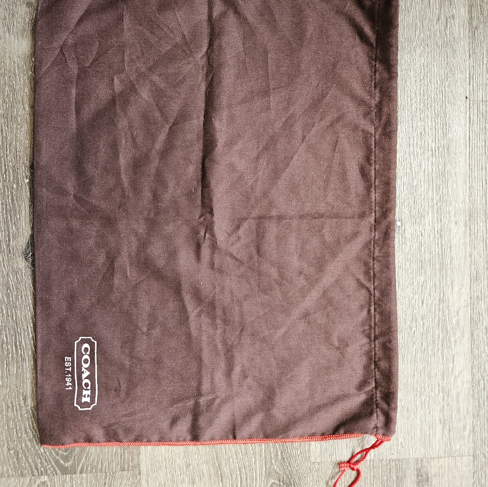 Coach Cloth Draw-String Dust Bag - Picture 2 of 3